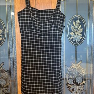 Hollister Black and White Plaid Dress Grunge/ Alt/ Preppy